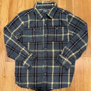 Oshkosh Boy’s Plaid Flannel Shirt